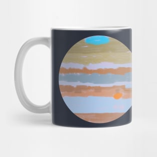 Planet Jupiter watercolor Mug